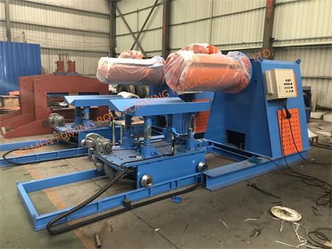 10T*1250 Hydraulic un-coiler with top arm and car 